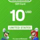 Nintendo Eshop Card 10$