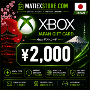Xbox Gift Card | JP - JPY 2000 Xbox gift card