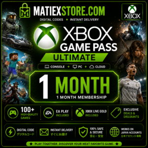 Xbox Game Pass | JP - Xbox Game Pass Ultimate: 1 Month Subscription