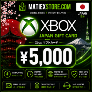 Xbox Gift Card | JP - JPY 5000 Xbox gift card